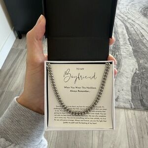 Silver stainless steel Chain Necklace